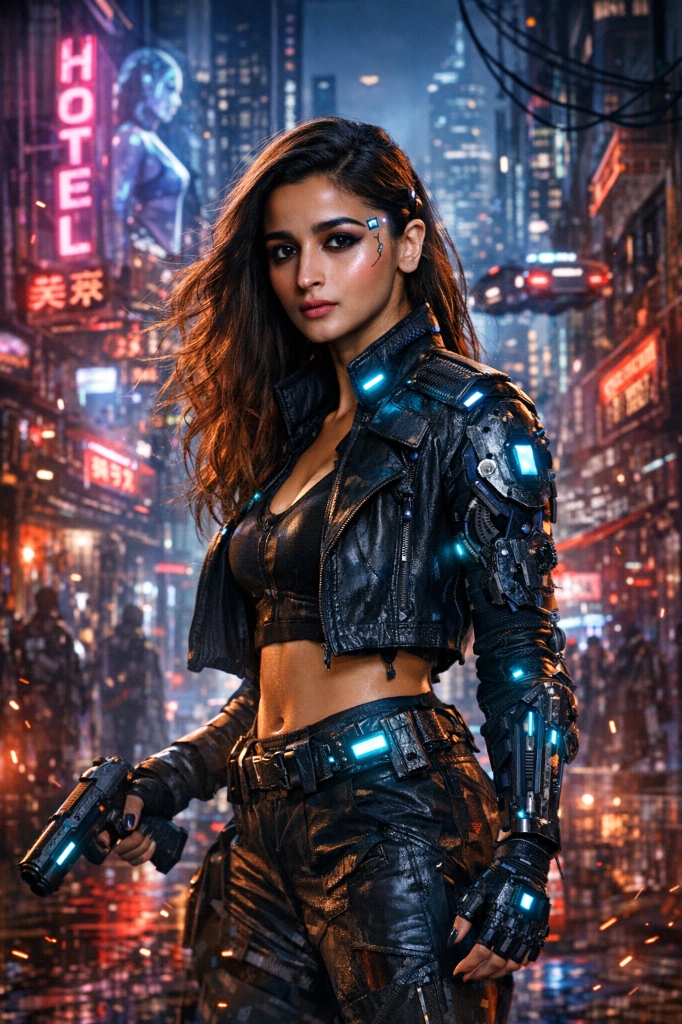 Cyberpunk Bollywood