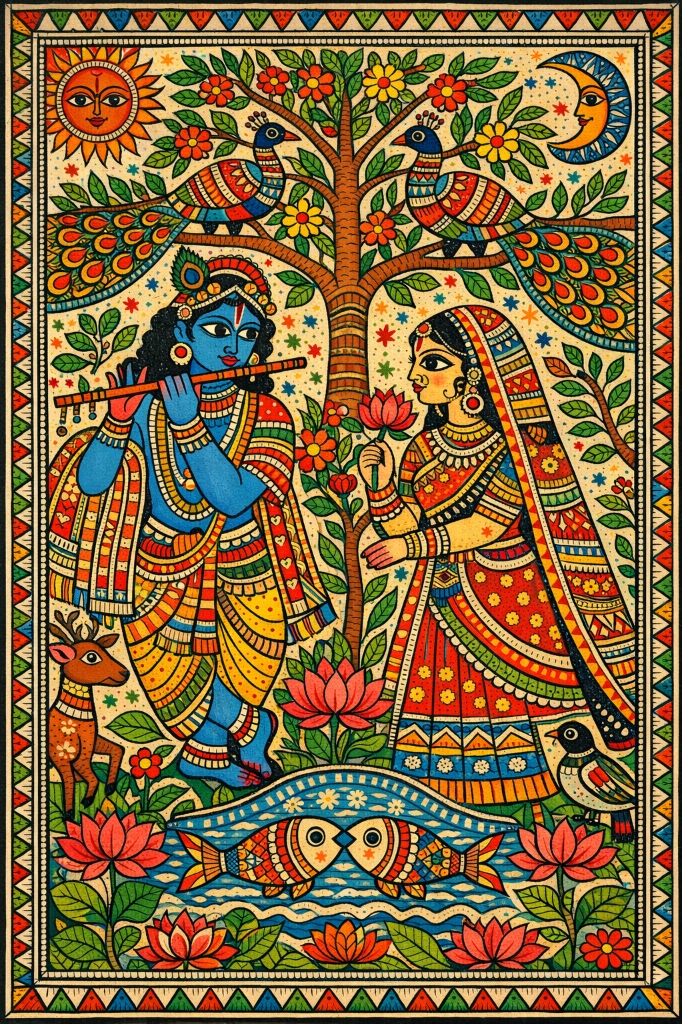 Traditional Madhubani Art